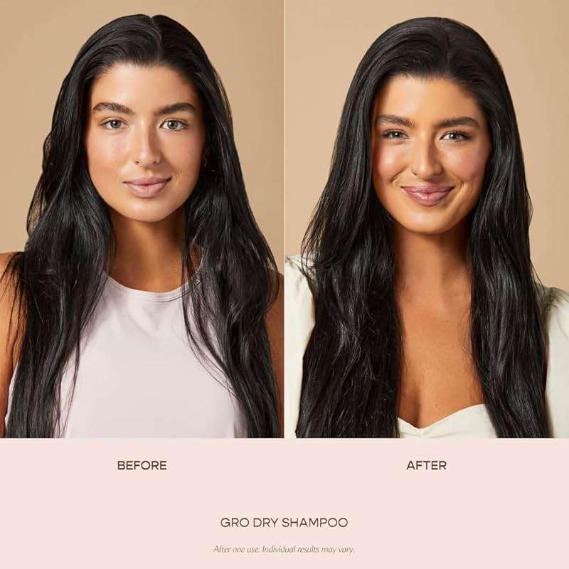 VEGAMOUR GRO Dry Shampoo, Volumizing Dry Shampoo Spray Formulated Without Benzene, Supports Thicker Fuller Looking Hair, Natural Citrus Scent - Image 2