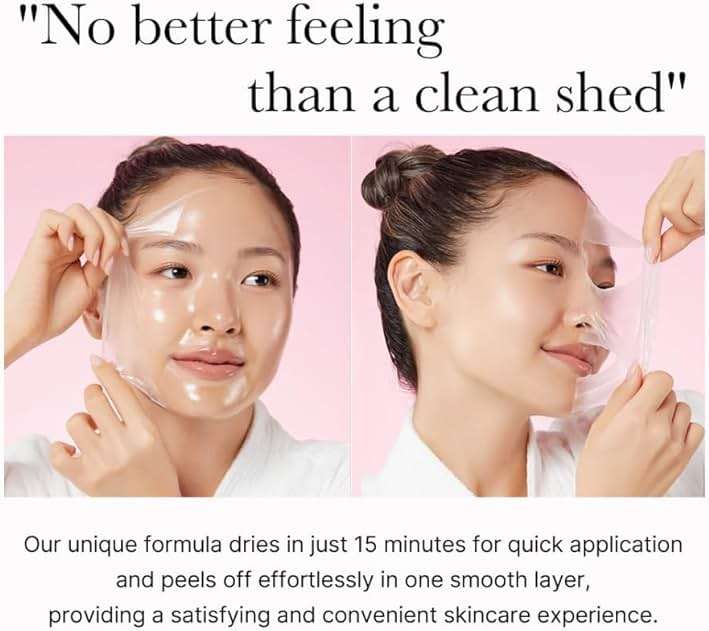 medicube Wrapping Mask Collagen Overnight Peel Off Facial Mask | Elasticity & Hydration Care, Reduces Sagging & Dullness | Hydrolyzed Collagen For Glowing Skin | Korean Skin Care, 2.53 fl.oz - Image 6