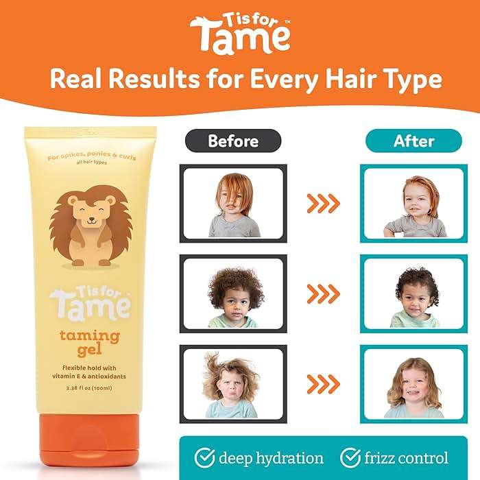 T is for Tame - Hair Taming Gel for Toddlers, Babies, and Kids - Vegan & Natural Hair Gel, Anti-Frizz, Non-Sticky, Styling Gel for Girls & Boys, Vitamin E Infused - 3.38 fl oz - Image 7