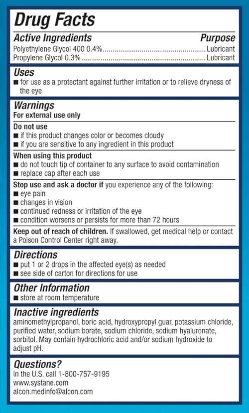 Systane Hydration Multi-Dose Preservative-Free Eye Drops Dry Eye Relief, 0.34 fl oz, Twin Pack (Pack of 2) - Image 2