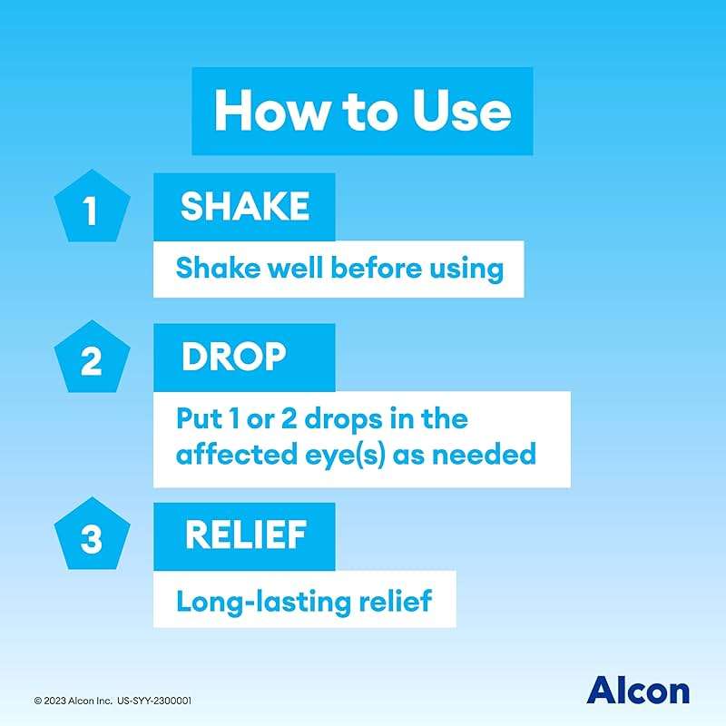 Systane Hydration Multi-Dose Preservative-Free Eye Drops Dry Eye Relief, 0.34 fl oz, Twin Pack (Pack of 2) - Image 4