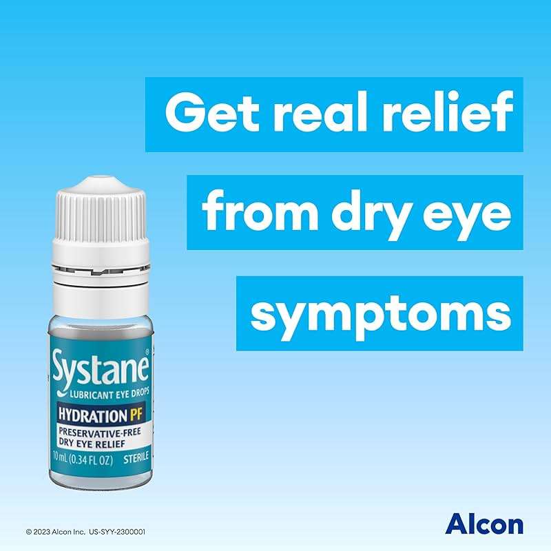 Systane Hydration Multi-Dose Preservative-Free Eye Drops Dry Eye Relief, 0.34 fl oz, Twin Pack (Pack of 2) - Image 9