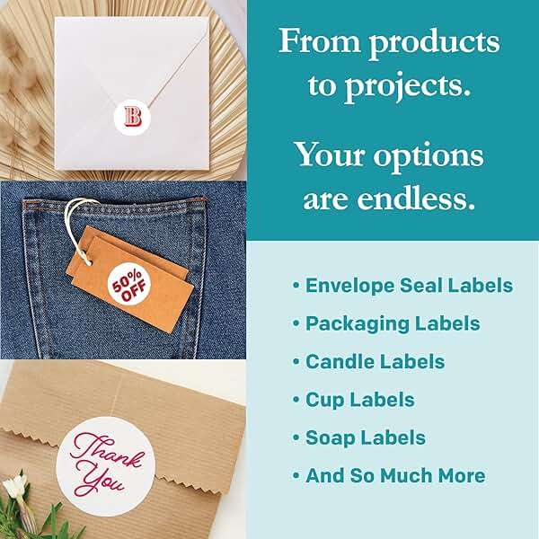 Premium Label Supply White Sticker Round Labels – 1.5" Circle – Laser/Inkjet Compatible – (30 per Sheet), 25 Sheets – 750 Total Adhesive Labels - Image 2
