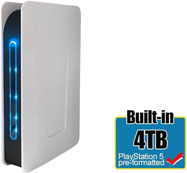 Avoluxion PRO-T5 Series 4TB USB 3.0 External Gaming Hard Drive for PS5 Game Console (White) - 2 Year Warranty - Image 2