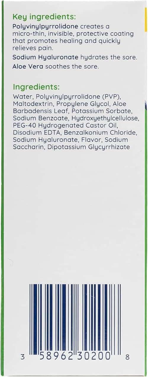 Canker-X Rincinol Oral Rinse Mouthwash, Quick Pain Relief from Canker Sores, Mouth Burns & More, Benzocaine Free & Alcohol Free Mouthwash, Adults & Kids 6+ Years, 4.0 Fl. Oz. - Image 7