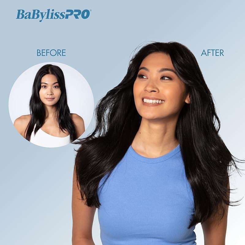 BabylissPRO Nano Titanium Hair Dryer, Professional 1875-Watt Blow Dryer, Lightweight, Ionic Technology Dries Hair Faster with Less Frizz - Image 4