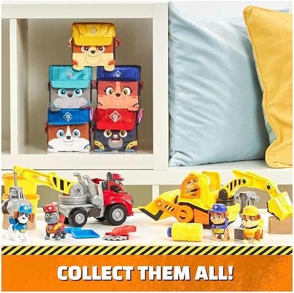 Rubble & Crew, Rubble’s Bulldozer Toy Truck with Movable Parts and a Collectible Action Figure, Kids Toys for Ages 3 and Up - Image 2