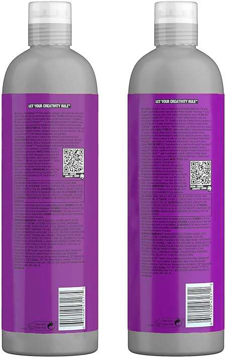 TIGI Bed Head Serial Blonde Restoring Shampoo & Conditioner Set for Damaged Blonde Hair, Hydrolyzed Keratin, 25.36 fl oz, 2 Pack - Image 2