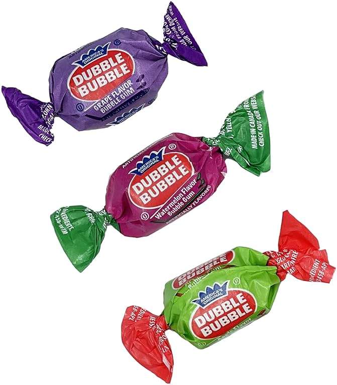 Fruidles Double Bubble Chewing Gum Balls Fruit Flavored Original & Mixed Fruit, Candy Buffet Treats, Kosher Certified Parve, Individually Twist-Wrapped (Mixed-Fruit Double Bubble, Half-Pound) - Image 2