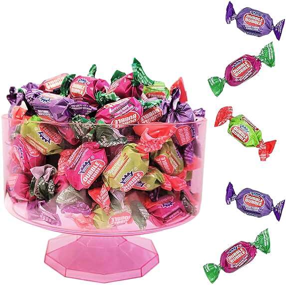 Fruidles Double Bubble Chewing Gum Balls Fruit Flavored Original & Mixed Fruit, Candy Buffet Treats, Kosher Certified Parve, Individually Twist-Wrapped (Mixed-Fruit Double Bubble, Half-Pound) - Image 3