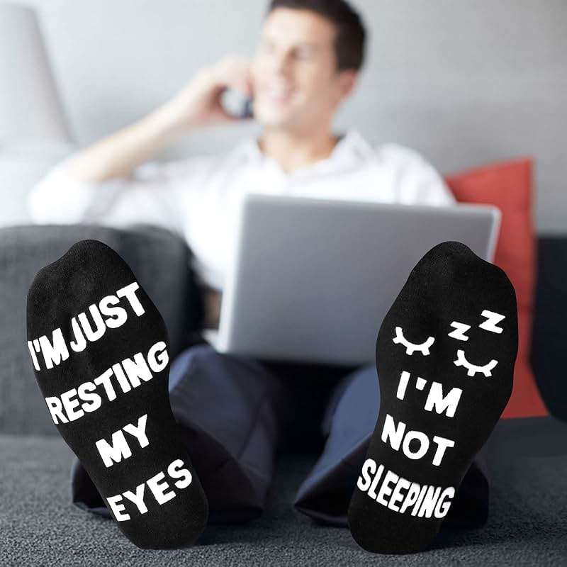 FilmHOO Birthday Gifts for Men Fathers Day Dad Gifts for Dad from Daughter Son Wife Easter Mens Funny Socks for Him - Image 3