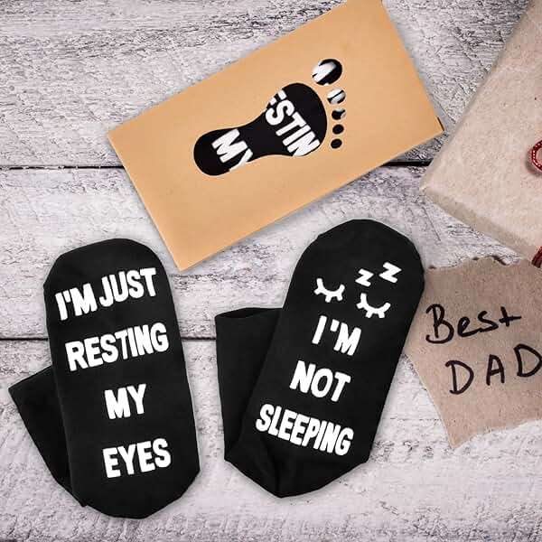 FilmHOO Birthday Gifts for Men Fathers Day Dad Gifts for Dad from Daughter Son Wife Easter Mens Funny Socks for Him - Image 5