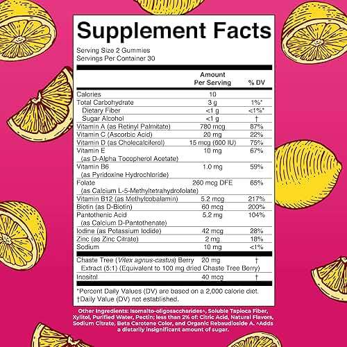 MaryRuth's Multivitamin for Women 40+ | Sugar Free | Vegan Womens Vitamins | Immune Support | Daily Women's Multivitamin + Chasteberry | Hair, Skin and Nail Gummy Vitamins for Women | 60 Count - Image 2