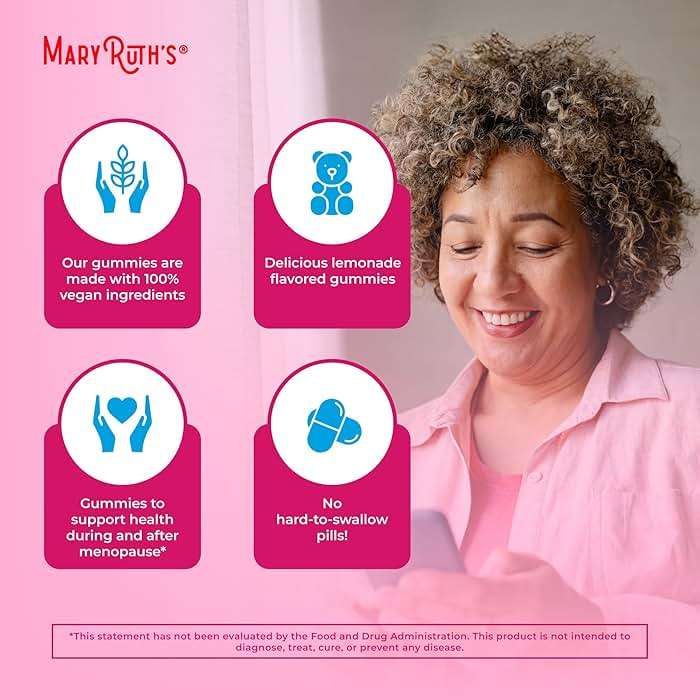 MaryRuth's Multivitamin for Women 40+ | Sugar Free | Vegan Womens Vitamins | Immune Support | Daily Women's Multivitamin + Chasteberry | Hair, Skin and Nail Gummy Vitamins for Women | 60 Count - Image 6