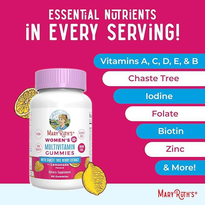 MaryRuth's Multivitamin for Women 40+ | Sugar Free | Vegan Womens Vitamins | Immune Support | Daily Women's Multivitamin + Chasteberry | Hair, Skin and Nail Gummy Vitamins for Women | 60 Count - Image 7