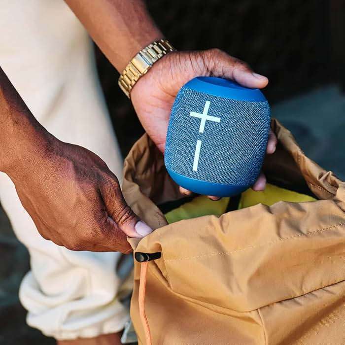 Ultimate Ears WONDERBOOM 4 Outdoor Speakers Bluetooth Waterproof with Big Bass & 360-Degree Sound, Dustproof Floating Wireless Speaker, 131ft Range - Blue - Image 2