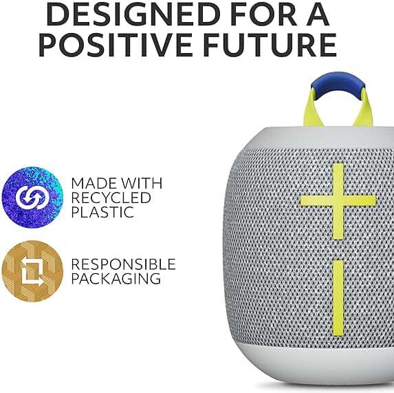 Ultimate Ears WONDERBOOM 4 Portable Waterproof Bluetooth Speaker with Balanced 360-Degree Sound and Bass, Dustproof Floating Speaker with 131ft (40m) Range - Gray - Image 6