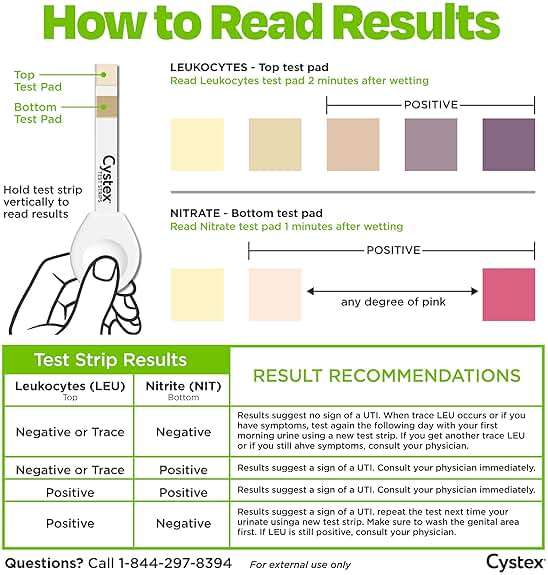 Cystex UTI Test Strips for Women & Men - At-Home UTI Test Kit for Urinary Tract Infection Detection - Urine Test Strips for Leukocytes & Nitrites - Fast, Easy At-Home Results in Minutes - 4 Count - Image 6