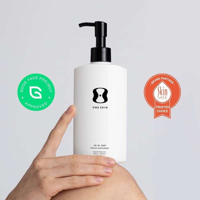 OneSkin BODY OS-01 Peptide Topical Supplement & Skin Longevity Age Reversal Moisturizer | Safe for Sensitive Skin, Fragrance-Free, 250 mL / 8.45 oz - Image 6