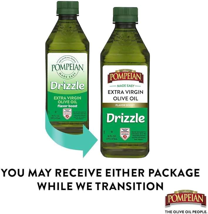Pompeian Made Easy Drizzle Extra Virgin Olive Oil, Contains Polyphenols, First Cold Pressed, 16 Fl Oz - Image 3