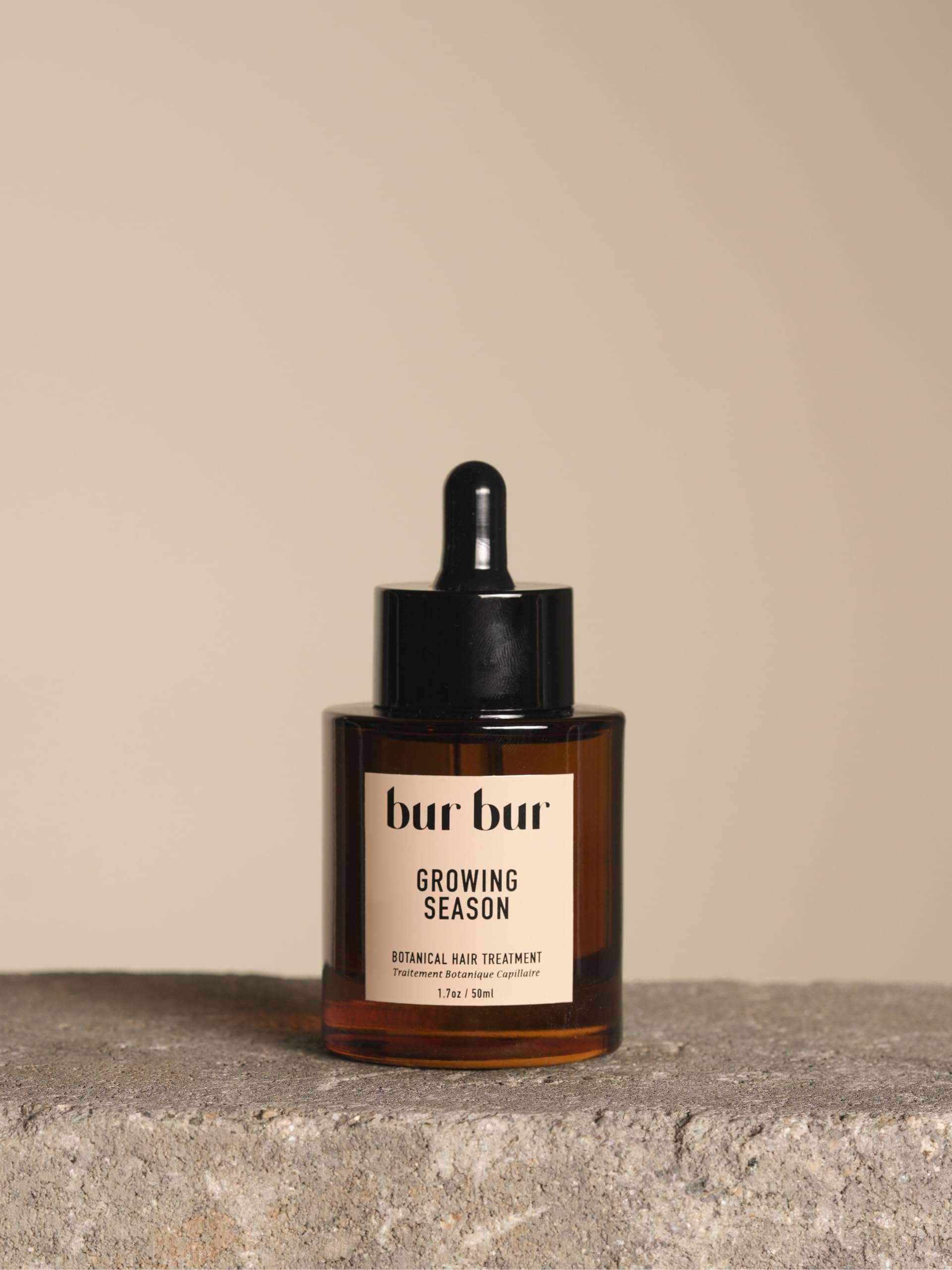 BUR BUR Growing Season Hair Growth And Repair Oil | With Burdock, Nettle Oil and Vitamin C for Visibly Fuller, Stronger and Shinier Hair. - Image 1