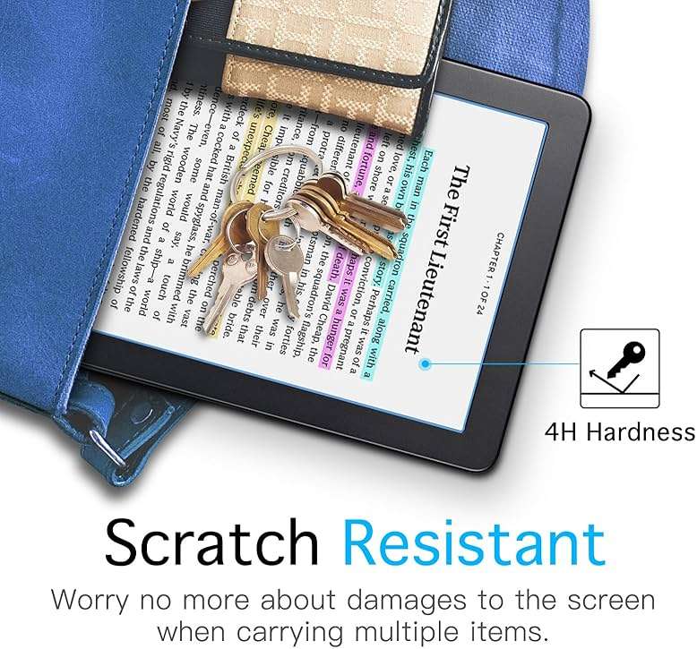 MoKo 2-Pack Screen Protector for Kobo Clara 6" 2024, Anti-Glare Premium PET Protective Film Full-Coverage Matte Screen Protector - Image 4