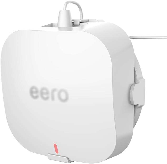 Growalleter Wall Mount for eero Pro 6E mesh Wi-Fi System, Wall Mount Holder for eero Pro 6E with Cord Management (2 Pack) - Image 1
