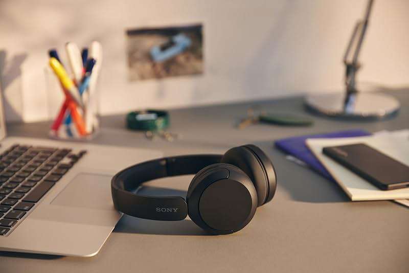 Sony WH-CH520 Wireless Headphones Bluetooth On-Ear Headset with Microphone and up to 50 Hours Battery Life with Quick Charging, Black - Image 7