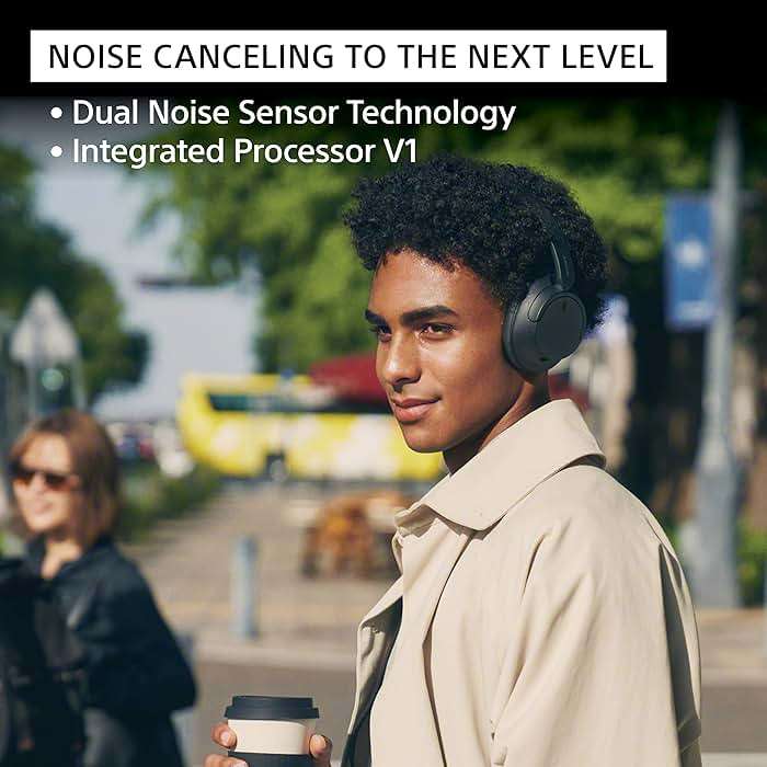 Sony WH-CH720N Noise Canceling Wireless Headphones Bluetooth Over The Ear Headset with Microphone and Alexa Built-in, Black New - Image 4