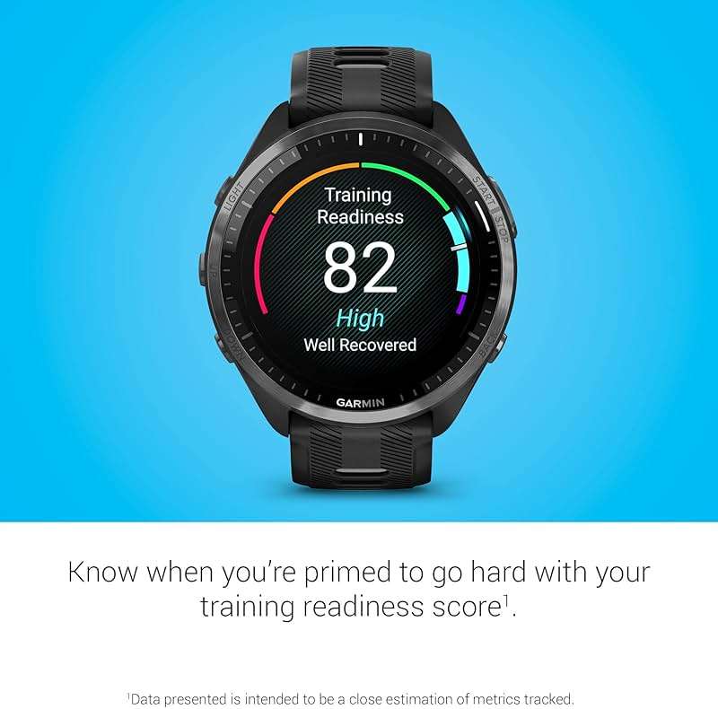 Garmin Forerunner® 965 Running Smartwatch, Colorful AMOLED Display, Training Metrics and Recovery Insights, Black and Powder Gray, 010-02809-00 - Image 6