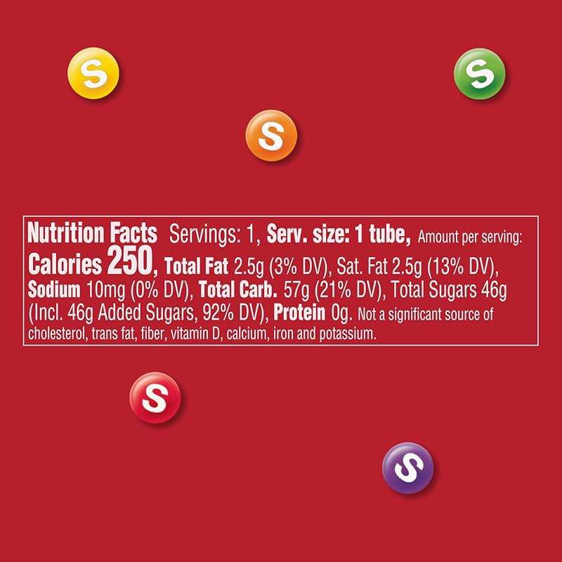 SKITTLES Littles Originals Rainbow St Patricks Day Mega Tubes Tiny Chewy Candy, 45.6 Oz, 24 Ct Bulk Box - Image 2