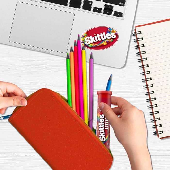 SKITTLES Littles Originals Rainbow St Patricks Day Mega Tubes Tiny Chewy Candy, 45.6 Oz, 24 Ct Bulk Box - Image 6