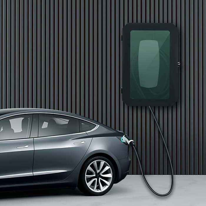 Jawjut Wall Charger Station Box Compatible with Tesla Model Y 3 S X Accessories Gen 3 Indoor/Outdoor Cable Organizer Waterproof Dustproof - Image 3
