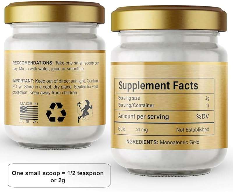 I Am Joy co. Pure Ormus White Gold Powder Monoatomic M-State 24k 99.99% | No Plastic, No Lye, No Dyes, No Fillers | 22 Grams - Image 2