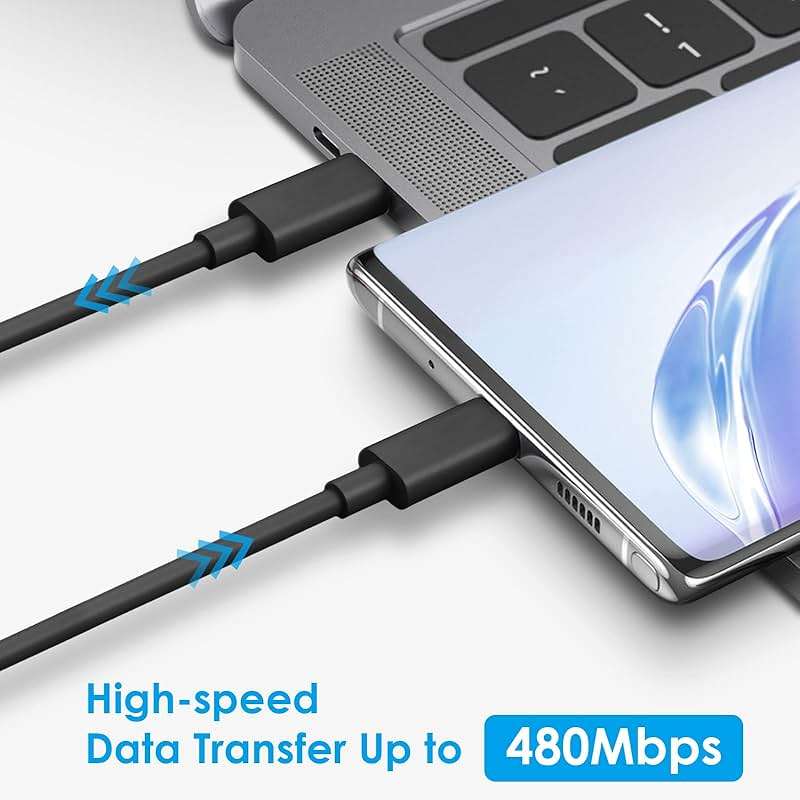 25W USB-C Fast Charger Block with C-to-C Cable [PD PPS Compatible] for Galaxy S24/S23/S22, Pixel 8/7, Z Flip 5, i Phone 17/16/15 - Compact Type C Charger - Image 5