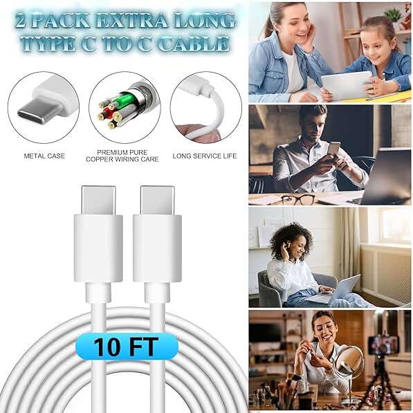 Samsung Super Fast Charger,25W Samsung Charger Fast Charging Block,2Pack Type C Android Phone Charger,USB C Cable for Samsung Galaxy S26 Ultra/S26+/S25/S24 FE/S23/S22/S21/A14/A54/Z Fold 7/6/Z Flip 7/6 - Image 5