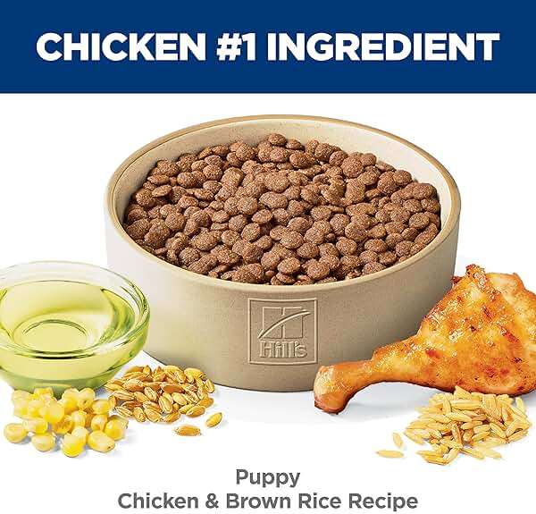 Hill's Science Diet Puppy Dry Dog Food, Chicken & Brown Rice, 27.5 lb. Bag - Image 4