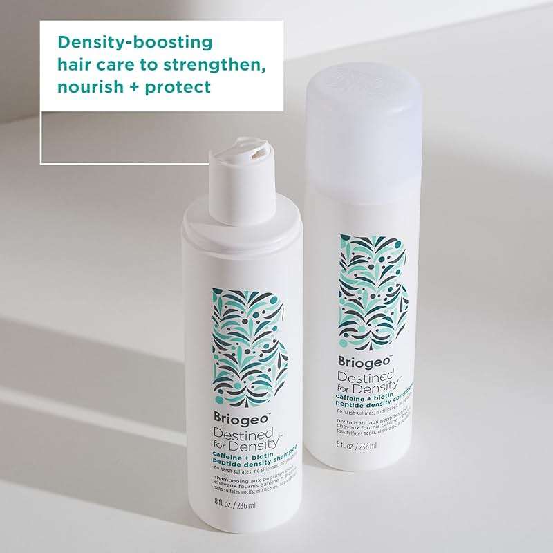 Briogeo Destined for Density Caffeine + Biotin Peptide Density Shampoo | Increases Hair Thickness and Volume for Fine or Thinning Hair | Sulfate-Free | Vegan & Cruelty-Free - Image 6