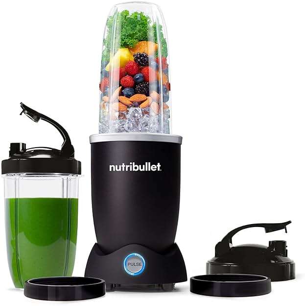 nutribullet Pro+ Personal Blender 1200W – Pulse Function, Auto Shut-Off, Nutrient Extractor for Smoothies, Shakes & Salsas – Includes 32 oz & 24 oz To-Go Cups, Matte Black - Image 1
