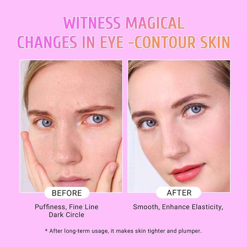 PEAUAMIE Under Eye Patches Gold and Hyaluronic Acid for puffy eyes,Rose Eye Masks for Dark Circles and Puffiness skin care Smooth Wrinkles products 30 Pairs - Image 4