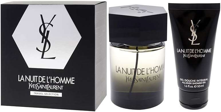 La Nuit De LHomme by Yves Saint Laurent for Men - 2 Pc Gift Set 3.3oz EDT Spray, 1.6oz Shower Gel - Image 4