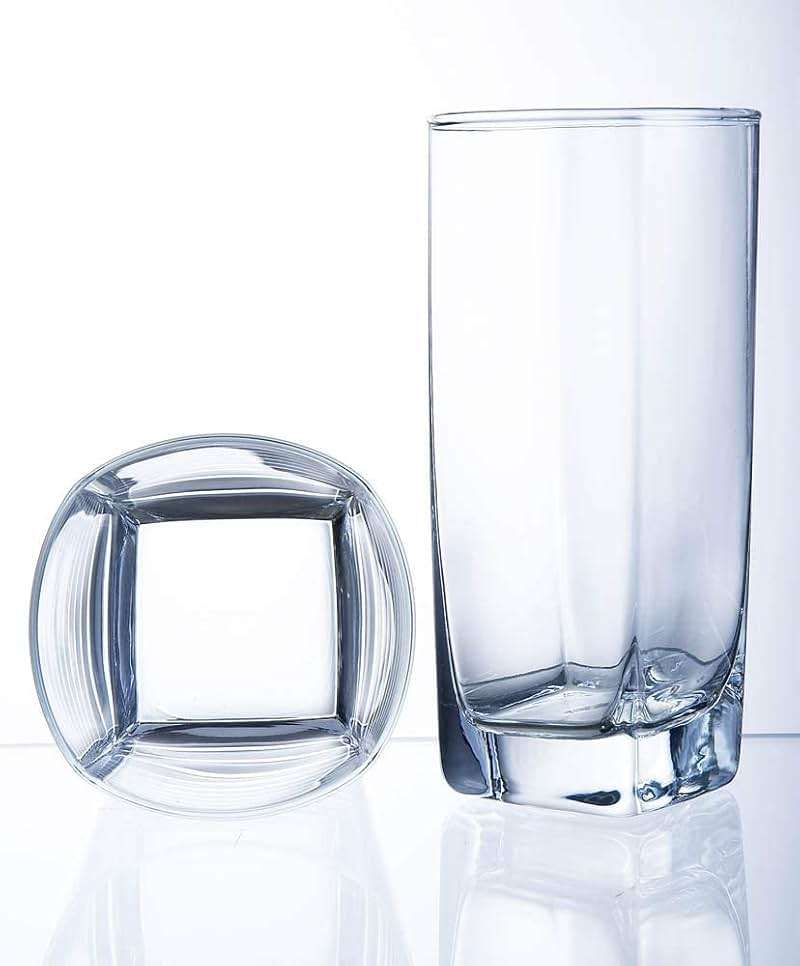 Le'raze Collins Everyday Drinking Glasses Set of 16 Drinkware Kitchen Glasses for Cocktail, Iced Coffee, Beer, Ice Tea, Wine, Whiskey, Water, 8 Tall Highball Glass Cups & 8 Short Old Fashioned. - Image 9