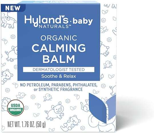 Hyland's Baby Organic Calming Balm, Soothe and Relax, With Organic Lavender, Eucalyptus, and Bergamot Fruit Oil, Safe and Gentle, Dermatologist Tested, 1.76 oz. - Image 1