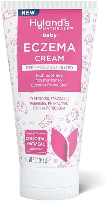 Hyland's Baby Eczema Cream, Rich Soothing Moisturizer for Eczema Prone Skin, With Colloidal Oatmeal, 5 ounce - Image 1