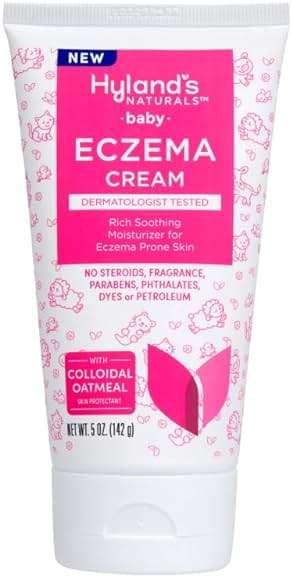 Hyland's Baby Eczema Cream, Rich Soothing Moisturizer for Eczema Prone Skin, With Colloidal Oatmeal, 5 ounce - Image 5