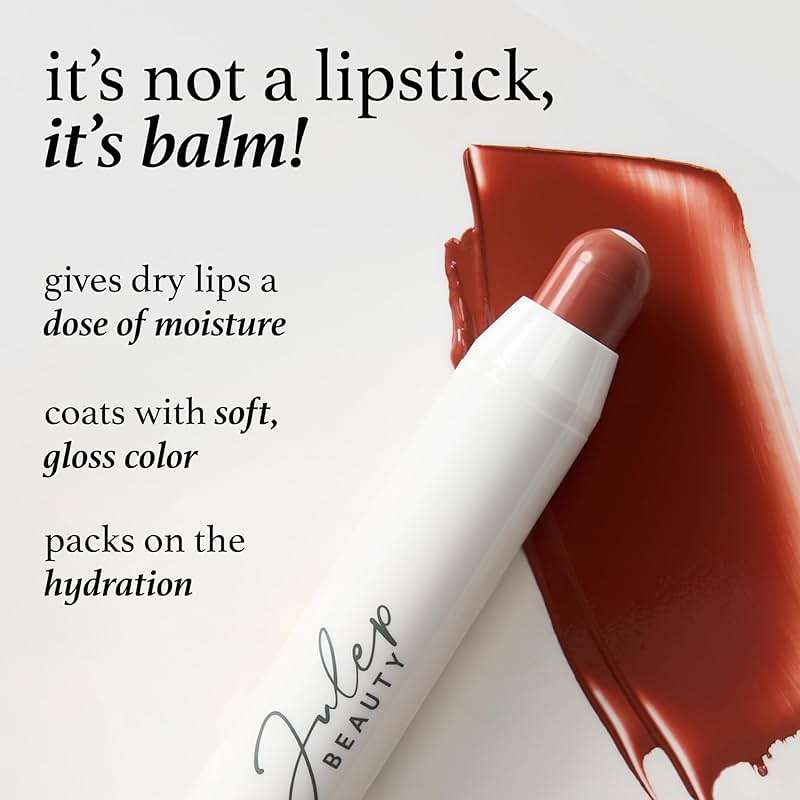 Julep It's Balm Tinted Lip Balm + Buildable Lip Color, Cashmere Nude, Natural Gloss Finish, Antioxidant-Rich, Long-Lasting Lip Color, Hydrating Vitamin E Core & Sunflower Butter, Vegan & Cruelty Free - Image 8