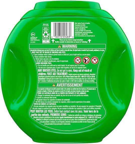 Gain Flings Liquid Washing Detergent Pods, Now with Odor Defense + Color Guard, Waterfall Delight Scent, 4-In-1 liquid laundry detergent pacs, clean & fresh, 76 Count (Packaging May Vary) - Image 13
