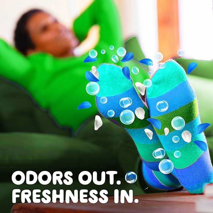 Gain Flings Liquid Washing Detergent Pods, Now with Odor Defense + Color Guard, Waterfall Delight Scent, 4-In-1 liquid laundry detergent pacs, clean & fresh, 76 Count (Packaging May Vary) - Image 4