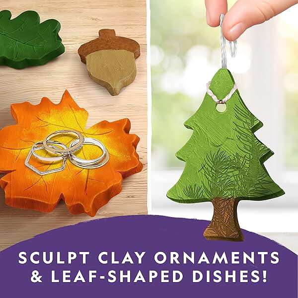 National Geographic Mega Arts and Crafts Kit for Kids – Mosaic Kit, Marbling Paint Kit & Air Dry Clay Pottery Kit – Art Projects for Kids Ages 8-12, Crafts for Girls and Boys (Amazon Exclusive) - Image 4