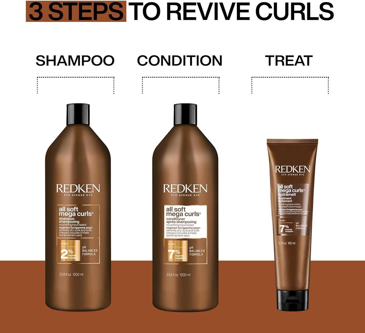 Redken All Soft Mega Curls Shampoo For Extremely Dry Curly & Coily Hair - Nourishes & Softens Severely Dry Hair, Sulfate Free - Image 11